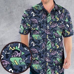 Count Von Dracula Sesame Street Hawaiian Shirt – Vintage Inspired